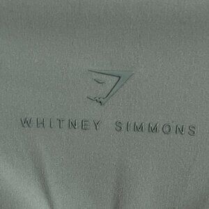 WHITNEY SIMMONS GYMSHARK LEGGINGS SAGE GREEN XS